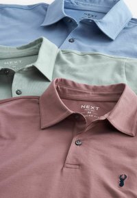 Next THREE PACK - Polo marškinėliai - blue pink green pastel
