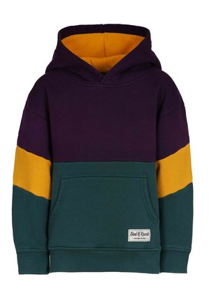 CHROME - Hoodie - dark-purple-racing-green