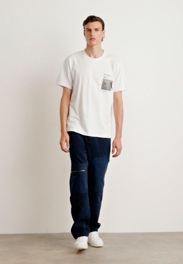 Les Deux NEWSPAPER - Print T-shirt - white - Zalando