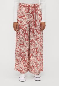 Vero Moda Petite VMBALI WIDE PANTS  - Nohavice - marsala