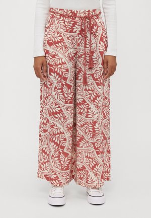 Vero Moda Petite VMBALI WIDE PANTS  - Bukse - marsala