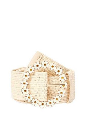Nekane CON HEBILLA DE FLORES BLANCAS - Cinturón - blanco