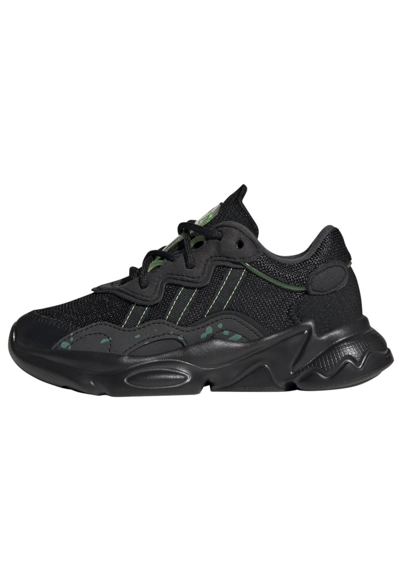 adidas ozweego black solar green