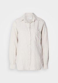 Marc O'Polo BLOUSE LONG SHAPE LONG VOLUME SLEEVES CHEST POCKET - Button-down blouse - multi