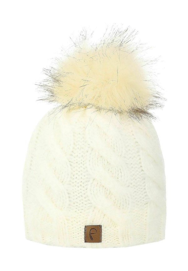 BOMMEL ZOPFMUSTER  - Mütze - weiß