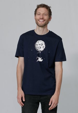 FUNNY SPACE - T-shirt imprimé - french navy