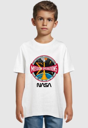 NASA - MISSION OPS - Print T-shirt - white