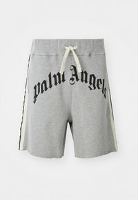 CURVED LOGO TRACK  - Shorts - grey