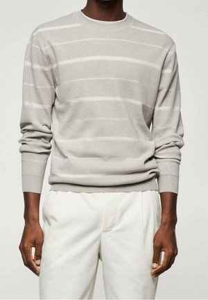 Jumper - mottled light grey