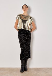 Apricot FOIL  - T-shirt basic - gold