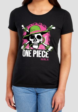 NETFLIX, ONE PIECE BRIGHT JOLLY ROGER - T-Shirt print - black