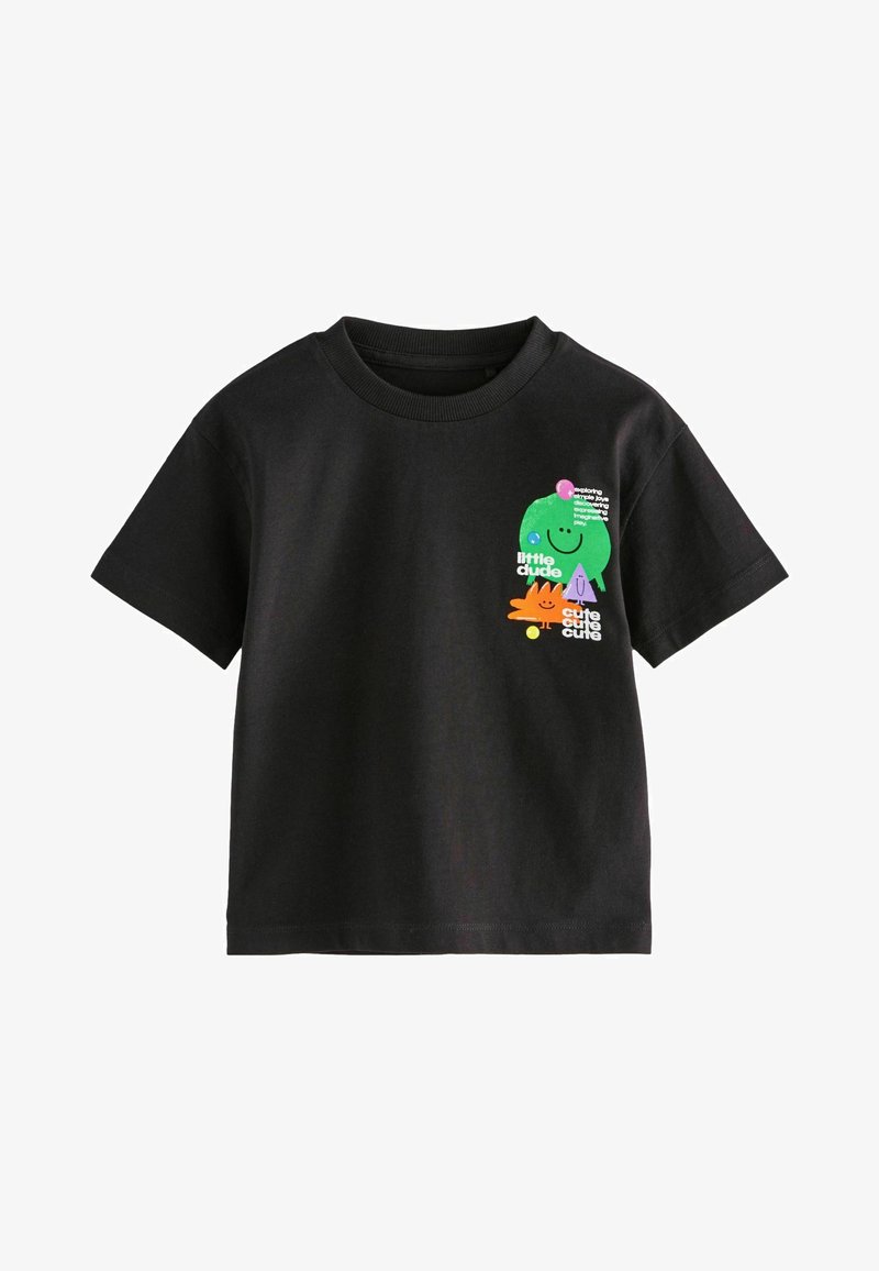 Next BACK SHORT SLEEVE - Majica kratkih rukava s printom - black