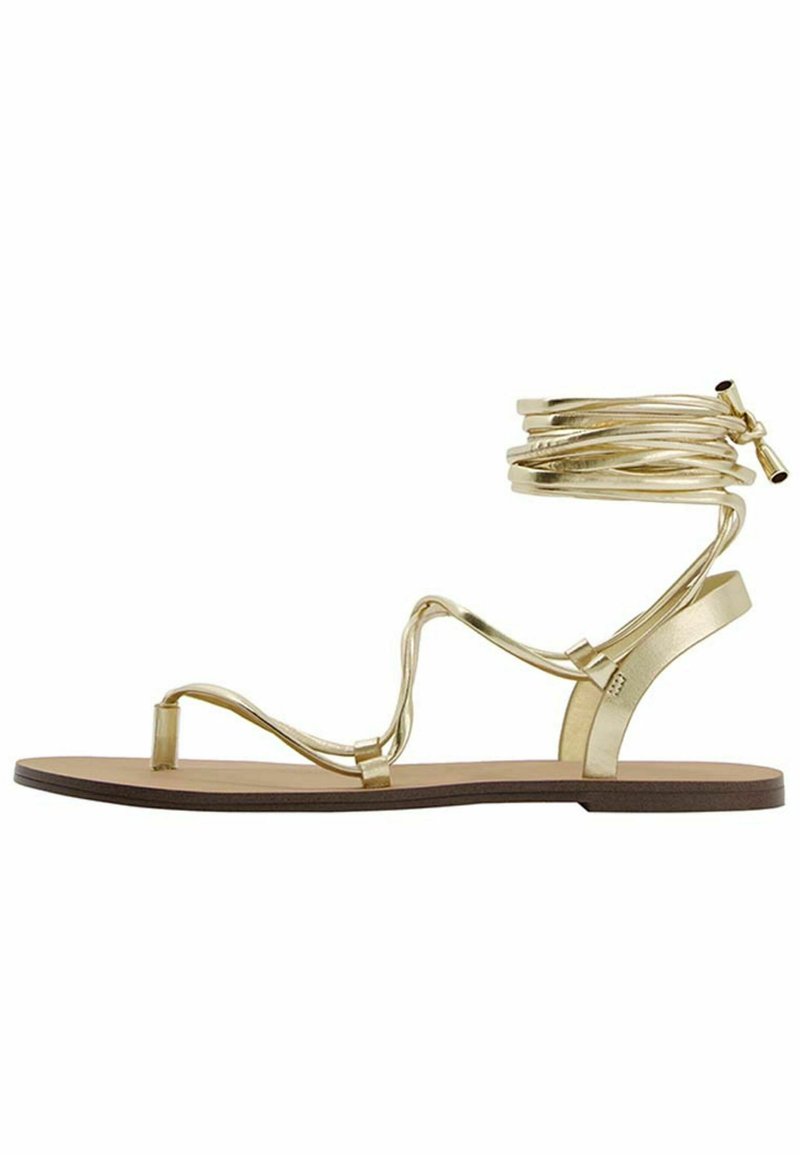 Bershka Teensandalen goudkleurig