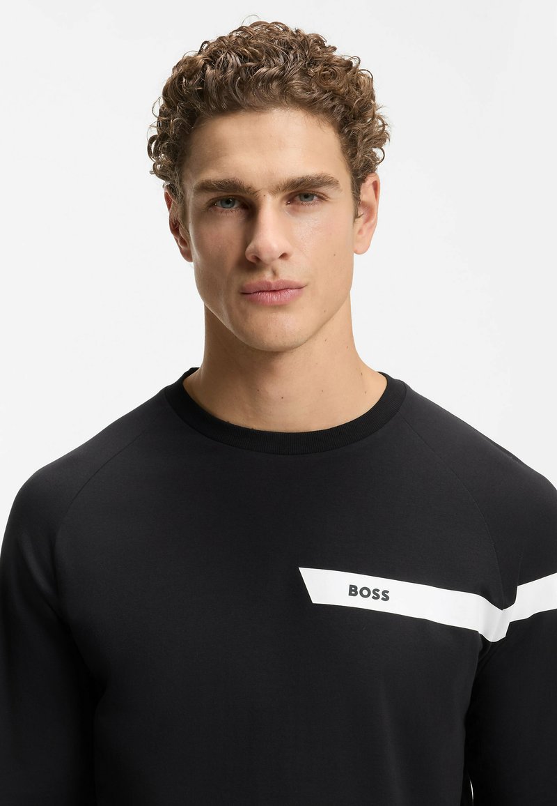 T-Shirt Homme HUGO BOSS Green Label – Manches Longues – Bleu Marine – Taille M