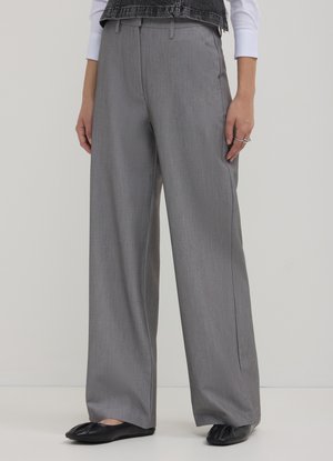 Calliope MELANGE - Wide Leg - grigio