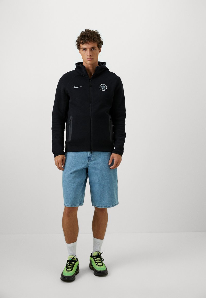 Chelsea FC Sweat à capuche zippé en polaire pour homme