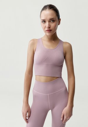 MANDIRA - Športová podprsenka so strednou podporou - rosa