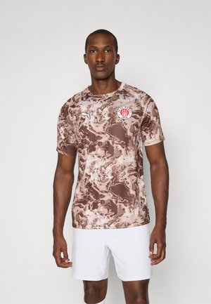 FCSP WARM UP - Article de supporter d'équipe de club - espresso brown/white