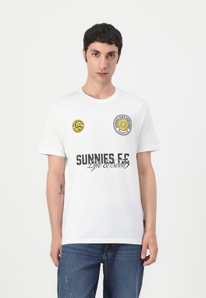 Lyle & Scott SUNNIES GRAPHIC  - T-shirts med print - white