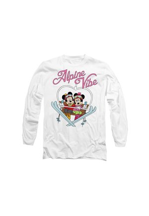 MICKEY MOUSE ALPINE VIBES - Long sleeved top - white