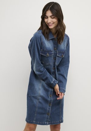 KORA - Robe en jean - blue wash