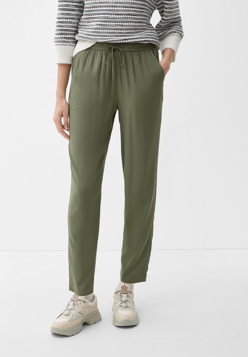 s.Oliver Pantalon classique - olivgrün