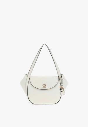Guess, COLEEN FLAP SHOULDER BAG - Sac à main - cream white