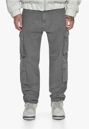 Dropsize DOUBLE POCKET - Cargobroek - steel grey