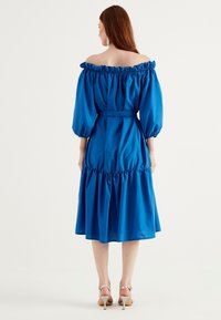 Herita BALLOON SLEEVE - Vardagsklänning - blue