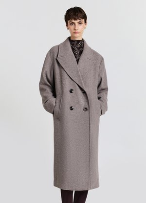 DOPPIOPETTO OVERSIZE - Cappotto classico - fango melange