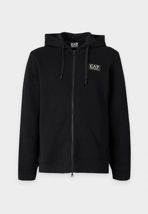EA7 Emporio Armani, TRAIN REFINED HOODIE - Φούτερ με φερμουάρ - black