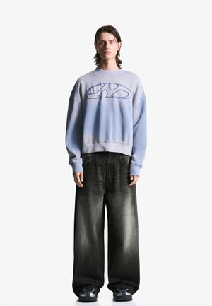 Bershka MEGA BAGGY  - Jeans relaxed fit - black