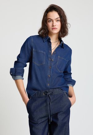 UNITA - Hemdbluse - blu denim scuro