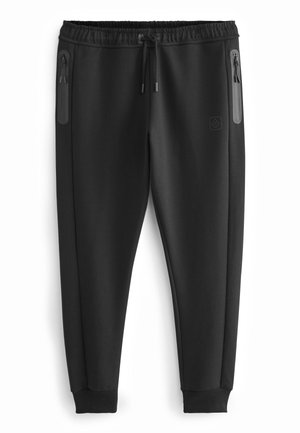 SLIM FIT CUFFED - Jogginghose - black