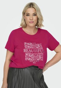 ONLY Carmakoma CARBONNIE - T-shirts med print - granita