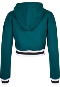 Urban Classics SHORT COLLEGE - Felpa con cappuccio - jasper
