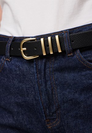 Pieces PCLEA BELT - Riem - black/gold