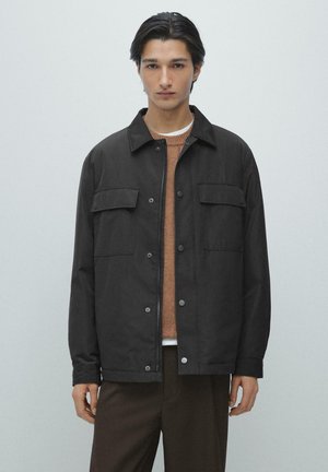 WATER-REPELLENT WITH POCKETS - Summer jacket - dark blue