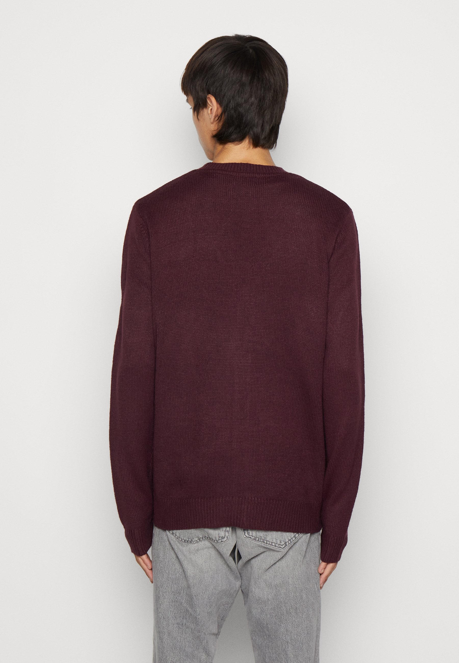 Brave Soul Septimus Cardigan Deep Maroon, Men's, Size: XL, Red