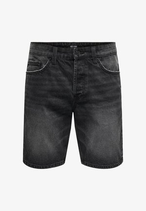 Only & Sons EDGE BOX PIM - Jeans Shorts - schwarz