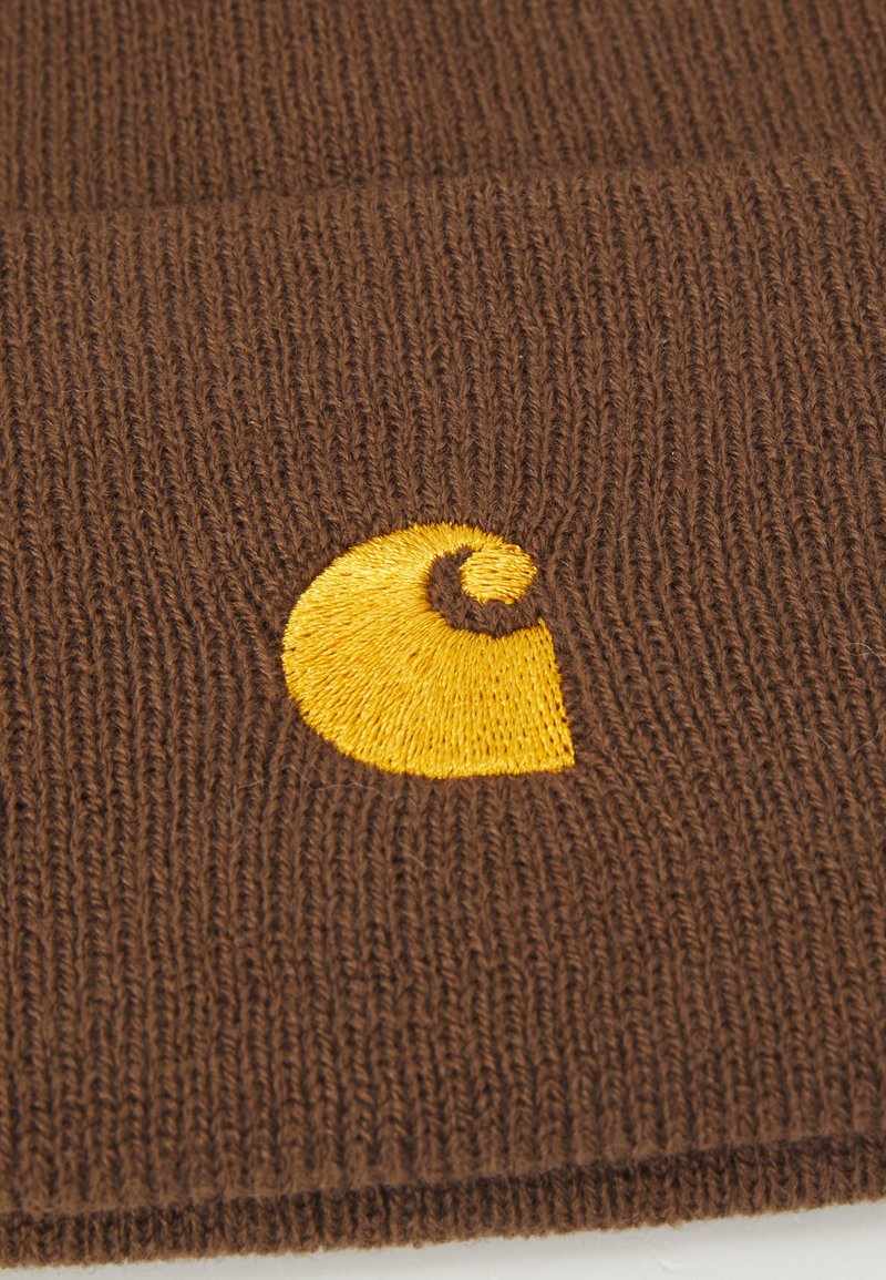 Ripley - BEANIE CON CUELLERA Y FORRO ACOLCHADO | MOSTAZA