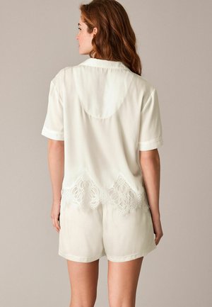 B by Ted Baker B BY TED BAKER IVORY BRIDAL SATIN SHORTS SET - Zestaw bielizny nocnej