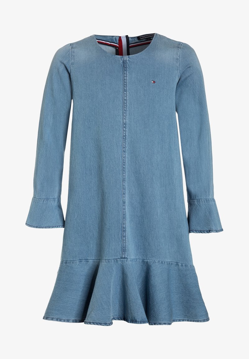 Tommy Hilfiger DRESS - Denimové šaty - blue