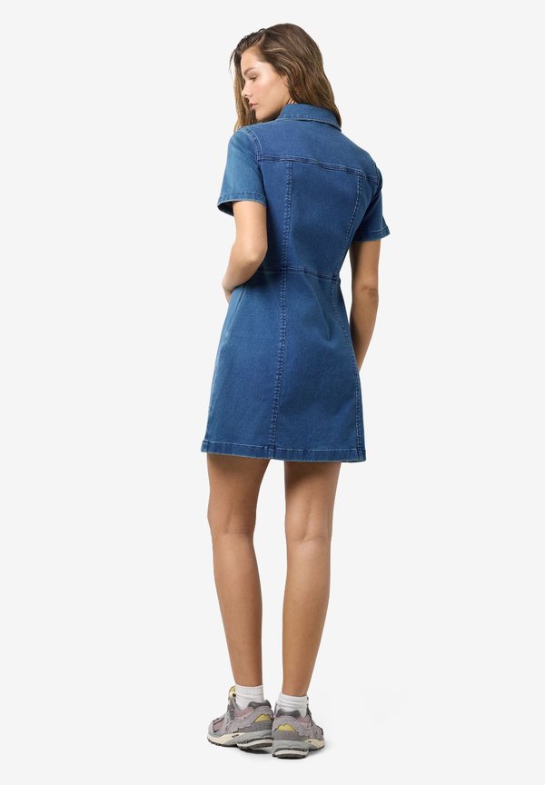NMNISA SLIM DRESS  - Denim dress3