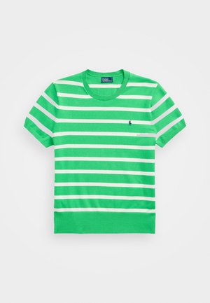 Polo Ralph Lauren SHORT SLEEVE - T-Shirt print - tiller green/white