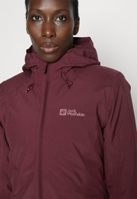 Jack Wolfskin HEIDELSTEIN - Zimní kabát - dark maroon