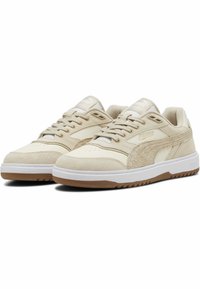 Puma DOUBLECOURT UTILITY UNISEX - Sneakers basse - sugared almond putty white