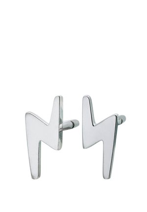 LIGHTNING STUDS - Ohrringe - steel