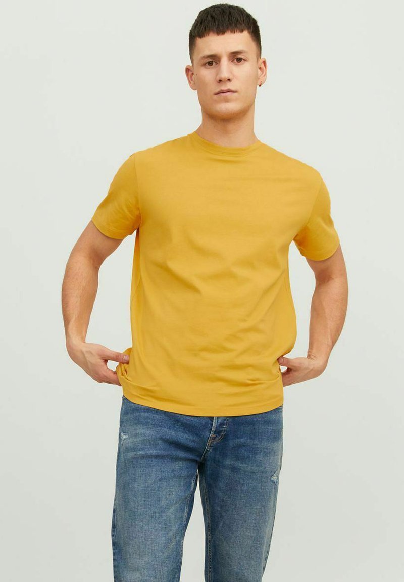 Jack & Jones JJE TEE O-NECK - Camiseta básica - honey gold