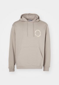 CIRCULAR LOGO HOODIE - Sweat à capuche - arid stone